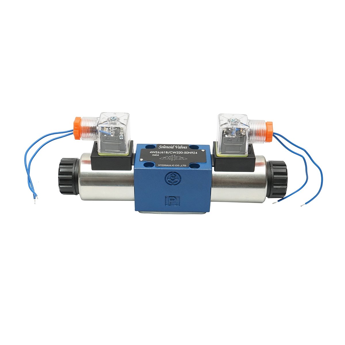 Electrovalva directionala AC220V pentru 6 cai control debit instalatii hidraulice HDQX2206J 4WE6J61B CW220-50N9Z4